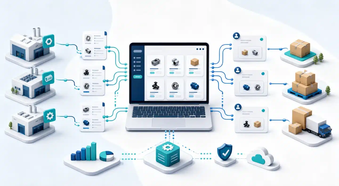 Automatisation du catalogue fournisseur, des produits et des commandes e-commerce B2B avec SYPEO